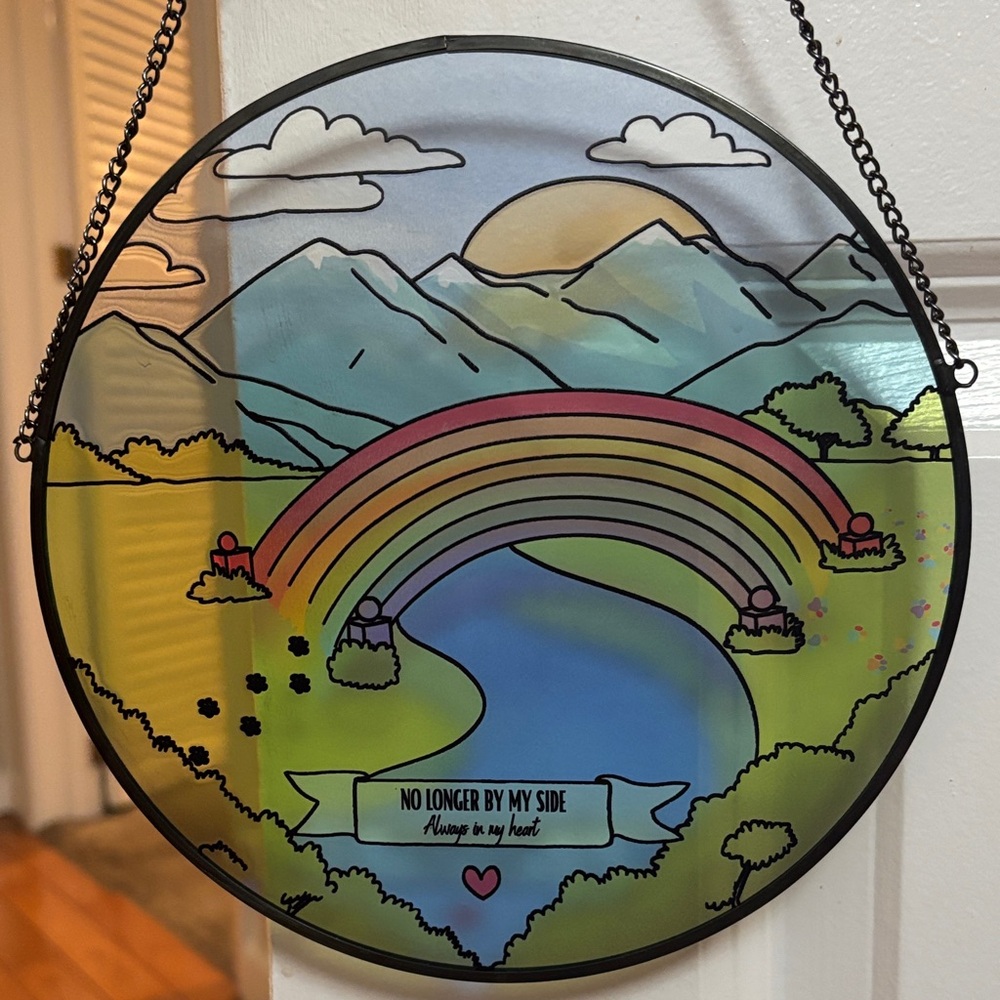 Rainbow Bridge Glass Art - Picture 4 of 4